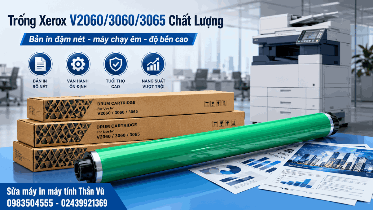 Trống Máy Photocopy Xerox V2060/3060/3065 chất lượng